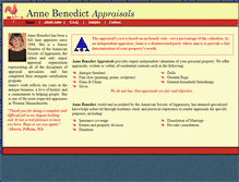 Tablet Screenshot of annebenedict.com
